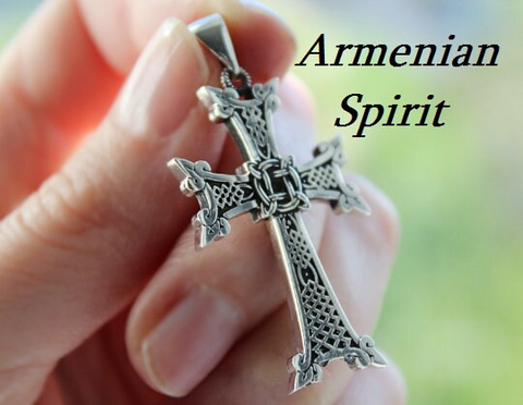 Want to buy Armenian silver cross for man buy online from armenian sipit jewelry store. Do not know where to buy bulk Armenian silver crosses for baptism ceremony? In our armenian spirit store you can find different types of Armenian body crosses for men, women and children. We have big, small and tiny crosses with silver chains with traditional arevakhach ornament and other Armenian national patterns.