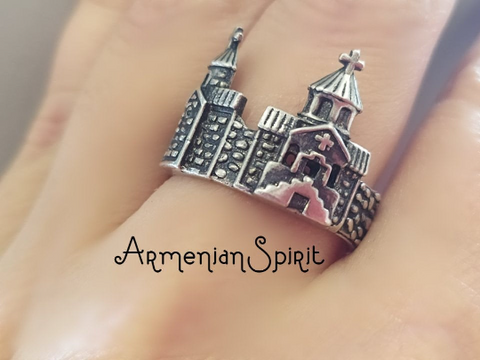 Ring Noravanq church Sterling silver 925