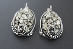 Silver 925 set earrings ring pendant