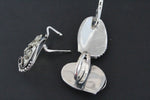 Silver 925 set earrings ring pendant