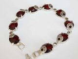 Elevate your style with our exquisite Burgundy Armenian Spirit bracelet, made of high-quality Sterling silver 925. Perfect for every occasion, this vintage-inspired piece is the best jewelry for the fashion-conscious. Great for teachers and anniversaries, it makes a perfect gift for that special vintage lover in your life.