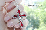 Cross Silver 925 Marcasite topaz Armenian Spirit