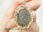 Sterling Silver 925 pendant pyrite