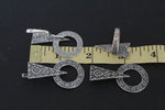 very large jewelry silver earrings ring pendant