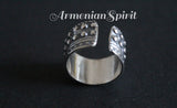 Ring adjustable sterling silver 925