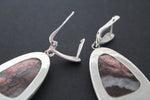 Set jewelry Earrings Ring silver 925 jasper