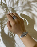 Bracelet ring Sterling silver Pearl Armenian Spirit