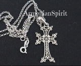 As an expert in Christian symbolism, I present the Cross Sterling Silver 925 Armenian Spirit. This beautiful necklace features the Arevakhach symbol, representing everlasting life and salvation, making it a meaningful accessory for Catholic, Orthodox, and Apostolic believers. Crafted with high-quality sterling silver for a lasting, treasured piece.