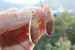 Earrings Maligano jasper Sterling silver 925 Armenian Spirit