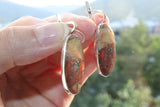 Earrings Maligano jasper Sterling silver 925 Armenian Spirit