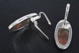 Earrings Maligano jasper Sterling silver 925 Armenian Spirit