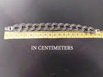 21 cm bracelet silver with marcasites women