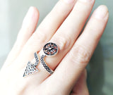 Ring adjustable Sterling silver 925