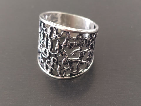 Ring women Sterling Silver 925 alphabet