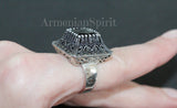 Ring Black topaz Sterling silver 925