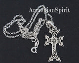 Do not know where to buy Armenian silver body crosses for men, women and children Christening ceremony? This cross is suitable for male, female and child Christening ceremony in Armenian churches. The Apostolic churches alll over the world buy these silver crosses with chains for baptism ceremony.