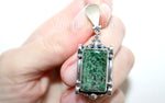 Earrings ring pendant aventurine Silver 925 Armenian Spirit