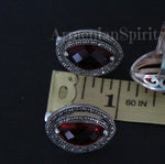 Armenian Spirit earrings sterling silver 925 red stone