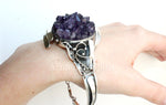 Experience the beauty and tradition of Armenian craftsmanship with our Bracelet Silver 925 amethyst. Handcrafted with drusy and sterling silver, this artisan design reflects the rich spirit of Armenia. Elevate any outfit with this unique and elegant piece.