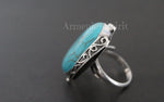 Earrings silver 925 jewelry blue turquoise Armenian Spirit