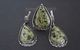 Sterling silver 925 earrings serpentine