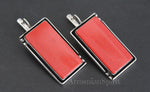 Sterling silver 925 real coral Earrings