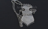 Large pendant necklace Silver 925