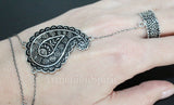 Paisley jewelry, with its traditional  teardrop Indian motif, carries a timeless elegance and a bohemian flair. When crafted in sterling silver 925, and especially when paired with an attached band ring, it becomes a statement piece that effortlessly blends sophistication with a touch of the unconventional. My experience with this type of jewelry has generally been positive, offering a unique and versatile option for accessorizing.

