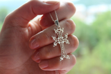 This Armenian arevakhach Apostolic Cross Sterling Silver 925 is the perfect symbol of love, devotion, and belief for any occasion. Crafted with expert precision, it is a timeless piece that represents the importance of family and faith, making it a beautiful gift for baptism or to commemorate any special moment.